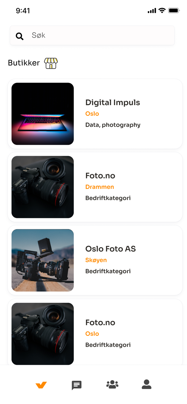 CHK consumer app — store directory
